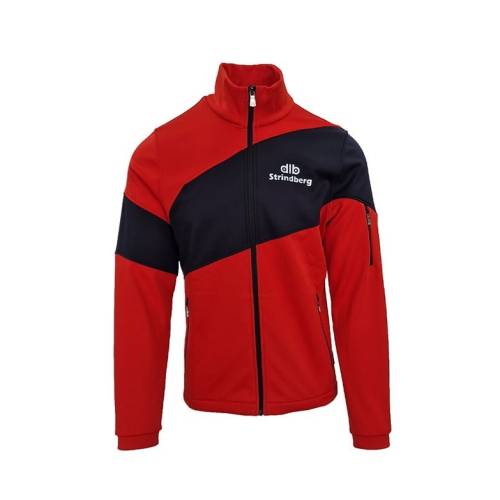 Bluză Trening STRINDBERG MIDLAYER PRO THERMAL 2166/3 · Roșu / Negru 