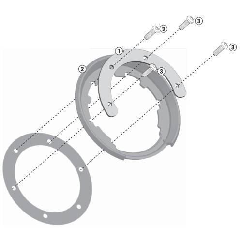 Suport Prindere Geantă pentru Rezervor Moto GIVI BF17 