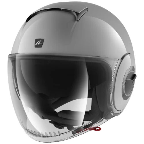 Cască Moto Open Face SHARK NANO BLANK · Gri 