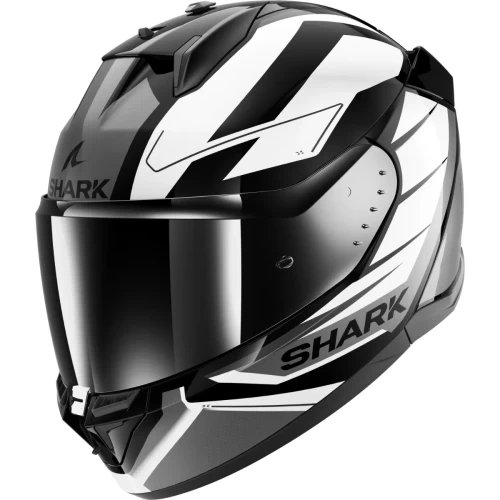 Cască Moto Integrală SHARK D-SKWAL 3 SIZLER · Negru / Gri / Alb 
