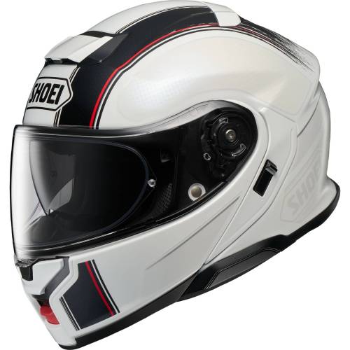 Cască Moto Flip-Up SHOEI NEOTEC 3 Satori TC-6 · Alb / Negru / Roșu 