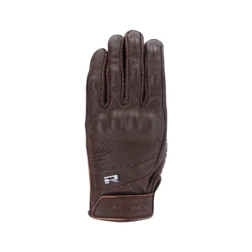 Mănuși Moto din Piele Perforată RICHA CUSTOM 2 PERFORATED · Maro 