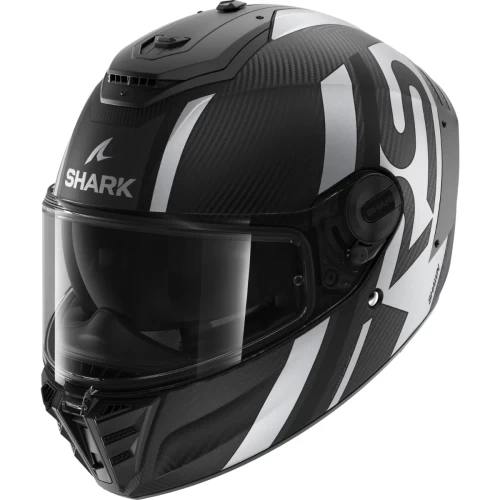 Cască Moto Integrală SHARK SPARTAN RS CARBON SHAWN MAT · Negru Mat / Gri / Alb 