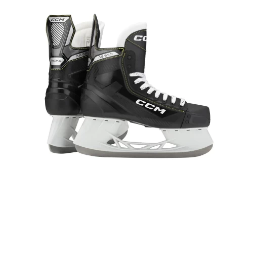 Patine Hochei Jucător, Intermediar, CCM TACKS AS550 · Negru / Galben 