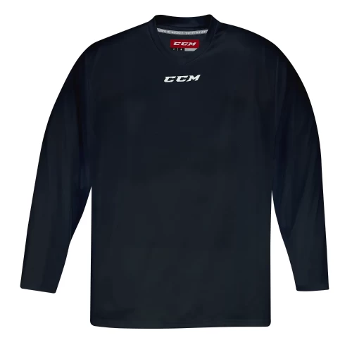 Tricou Antrenament Hochei Copii, Junior, CCM 5000 SERIES QUICKLITE · Negru 