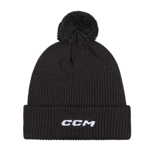 Căciulă Tricotată CCM TEAM POM KNIT · Negru 