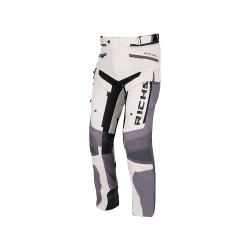 Pantaloni Moto din Textil RICHA INFINITY 2 ADVENTURE · Gri / Negru 