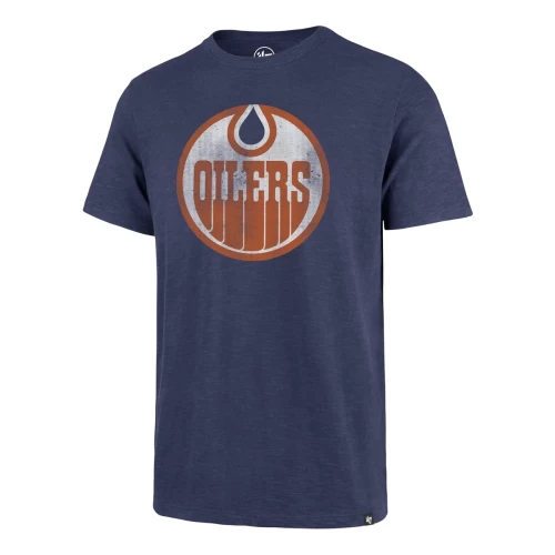 Tricou NHL EDMONTON OILERS TEAM LOGO '47 ECHO · Albastru 