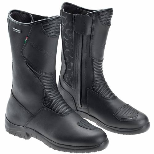 Cizme Moto Touring de Damă GoreTex GAERNE BLACK ROSE · Negru 