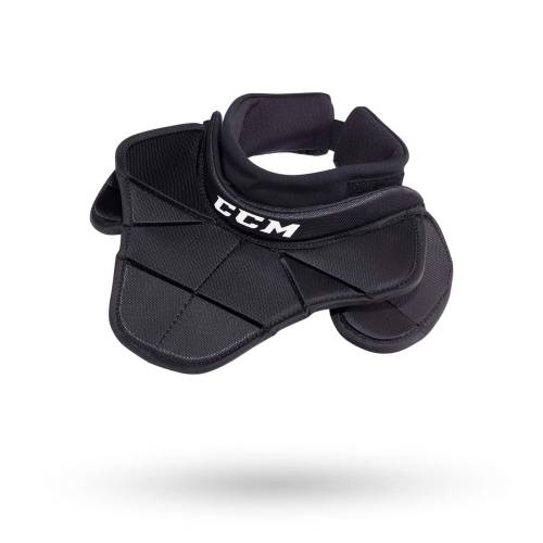 Protecție pentru Gât Hochei Copii, Portar, Junior, CCM 900 · Negru / Alb 