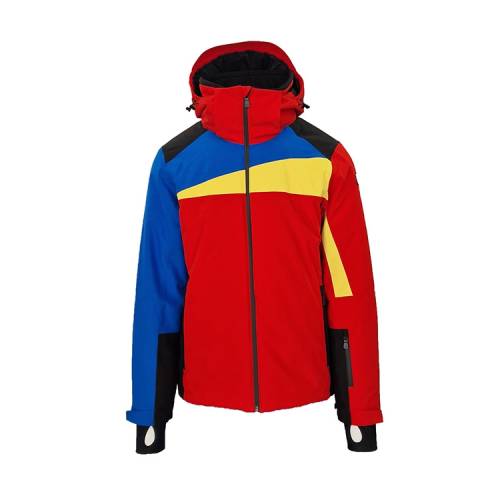 Geacă Outdoor / Schi STRINDBERG 2203 DEV, Dermizax · Roșu / Albastru / Galben 