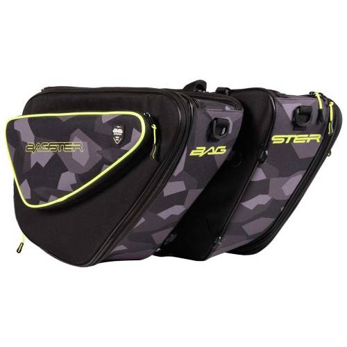 Geantă Moto pentru Șa Extensibilă BAGSTER RIVAL 20-30L · Negru / Camo 
