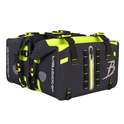 Genți Moto Laterale BAGSTER HAWK XSC090 25-30L · Negru / Verde-Fluo 