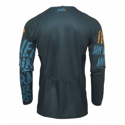 Tricou Enduro – Cross Copii THOR PULSE COUNTING SHEEP 2023 · Albastru / Portocaliu  - 1