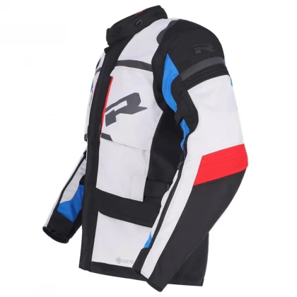 Geacă Moto din Textil GoreTex RICHA BRUTUS GTX · Gri / Albastru / Roșu  - 7