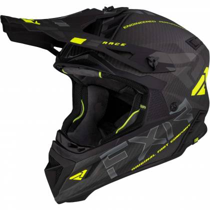 Cască Enduro - Cross - Snowmobil FXR RACING HELIUM CARBON W / D-RING 