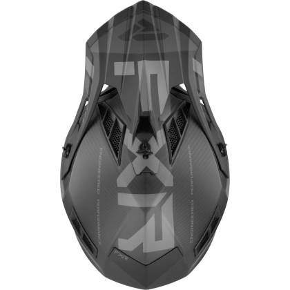 Cască Enduro - Cross - Snowmobil FXR RACING HELIUM CARBON ALLOY · Negru  - 3