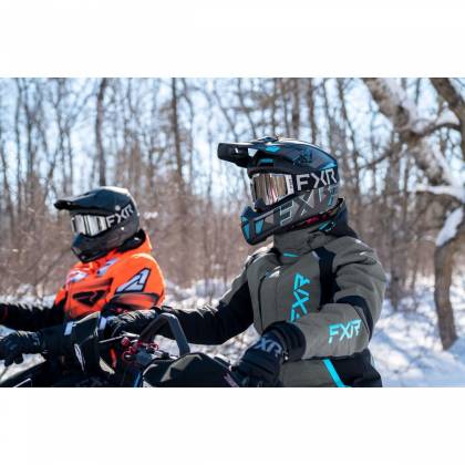 Cască Enduro - Cross - Snowmobil FXR RACING CLUTCH EVO · Negru  - 5