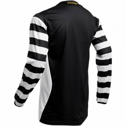 Tricou Enduro - Cross THOR HALLMAN RINGER · Negru / Alb  - 1