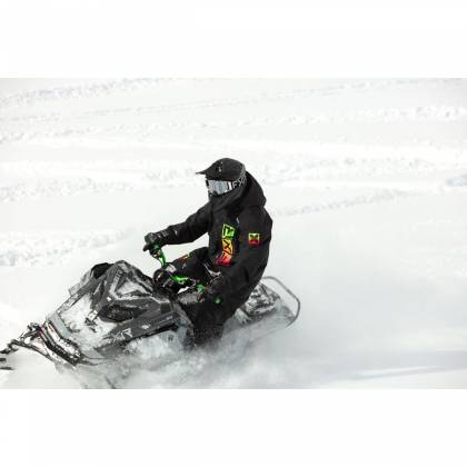 Cască Enduro - Cross - Snowmobil FXR RACING HELIUM RACE DIV 2023 · Negru / Verde-Fluo  - 8