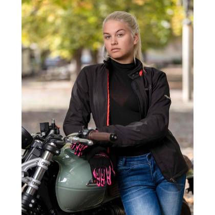 Geacă Moto Damă din Textil SIXGEAR STELLA · Negru  - 3