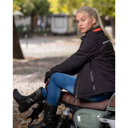 Geacă Moto Damă din Textil SIXGEAR STELLA · Negru  - 4