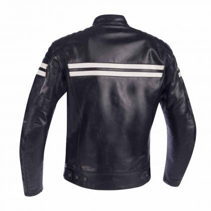 Geacă Moto din Piele SEGURA FUNKY SPEED · Negru / Alb  - 1