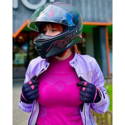 Cască Moto Integrală SHARK D-SKWAL 2 CADIUM · Negru / Roz  - 3