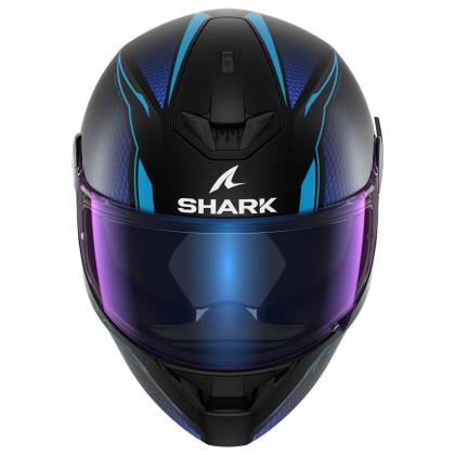 Cască Moto Integrală SHARK D-SKWAL 2 CADIUM · Negru / Albastru  - 1
