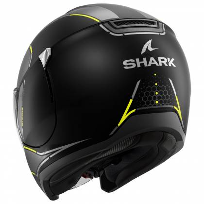 Cască Moto Open-Face SHARK CITYCRUISER KRESTONE · Gri Mat / Negru / Galben  - 1