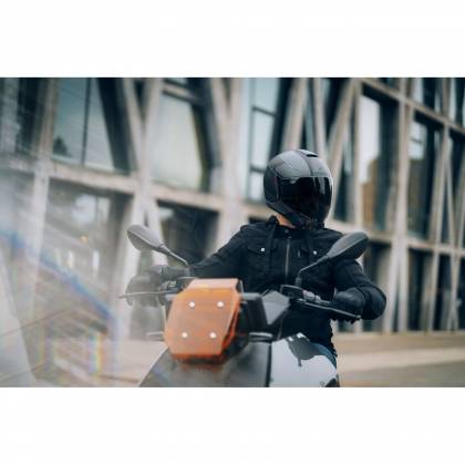 Cască Moto Open-Face SHARK CITYCRUISER KRESTONE · Gri Mat / Negru / Roșu  - 3