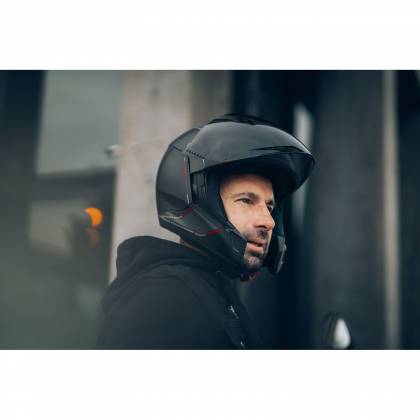 Cască Moto Open-Face SHARK CITYCRUISER KRESTONE · Gri Mat / Negru / Roșu  - 6