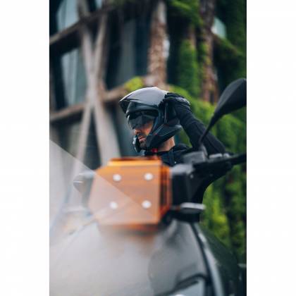 Cască Moto Open-Face SHARK CITYCRUISER KRESTONE · Gri Mat / Negru / Roșu  - 9