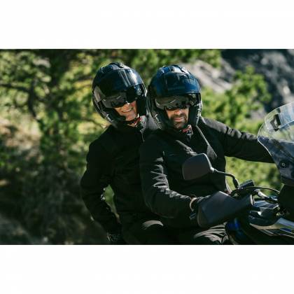 Cască Moto Modulară SHARK EVO GT TEKLINE · Gri / Negru / Albastru  - 6