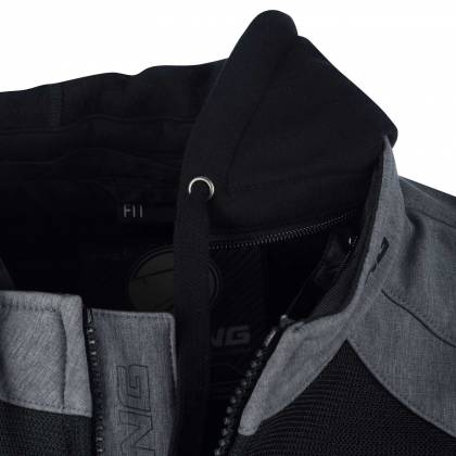 Geacă Moto din Textil BERING ZENITH · Gri / Negru  - 3