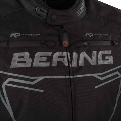 Geacă Moto din Textil BERING GRIVUS · Negru / Gri  - 3