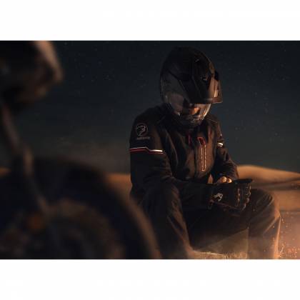 Geacă Moto din Textil BERING ASTRO · Negru / Roșu  - 3