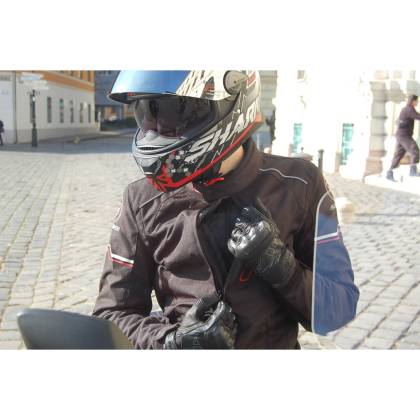 Geacă Moto din Textil BERING ASTRO · Negru / Roșu  - 1