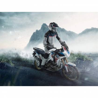 Geacă Moto din Textil BERING FREEWAY · Gri / Albastru / Negru  - 3