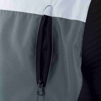 Geacă Moto din Textil BERING CROSSER · Gri / Albastru / Negru  - 3