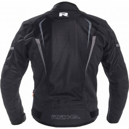 Geacă Moto de Vară din Textil RICHA AIRSTRIKE 2 · Negru  - 1