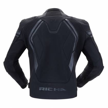 Geacă Moto din Piele RICHA MATRIX 2 · Negru / Gri  - 1