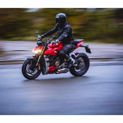 Geacă Moto din Piele & Textil RICHA MUGELLO 2 · Negru / Gri  - 9