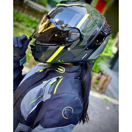 Geacă Moto Touring de Damă BERING LADY VISION · Negru / Gri / Verde-Flou  - 6