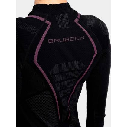 Bluză Termo Damă BRUBECK LS13100 · Negru / Roz  - 3