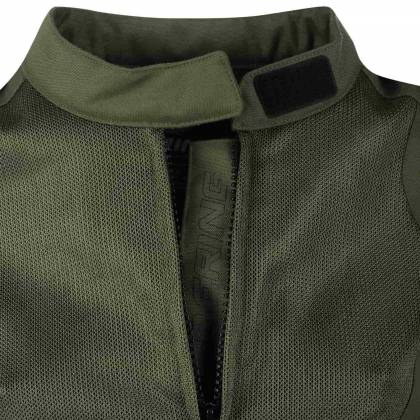 Geacă Moto Damă de Vară din Textil BERING LADY NELSON · Kaki  - 3