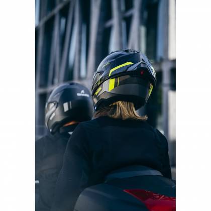 Cască Moto Modulară SHARK EVO ES KRYD · Negru / Gri / Galben  - 6