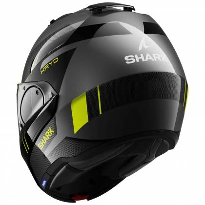 Cască Moto Modulară SHARK EVO ES KRYD · Negru / Gri / Galben  - 2
