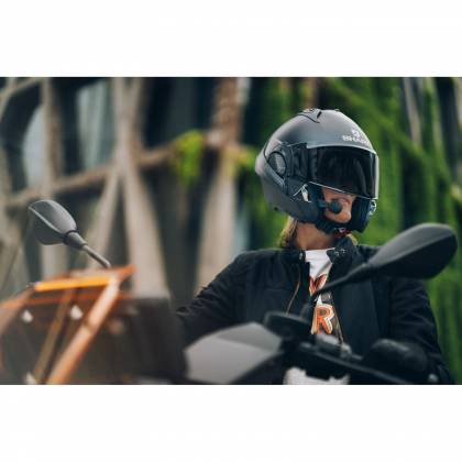 Cască Moto Modulară SHARK EVO GT BLANK · Negru Mat  - 7