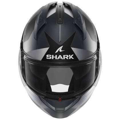 Cască Moto Modulară SHARK EVO GT TEKLINE · Gri / Negru Mat  - 1